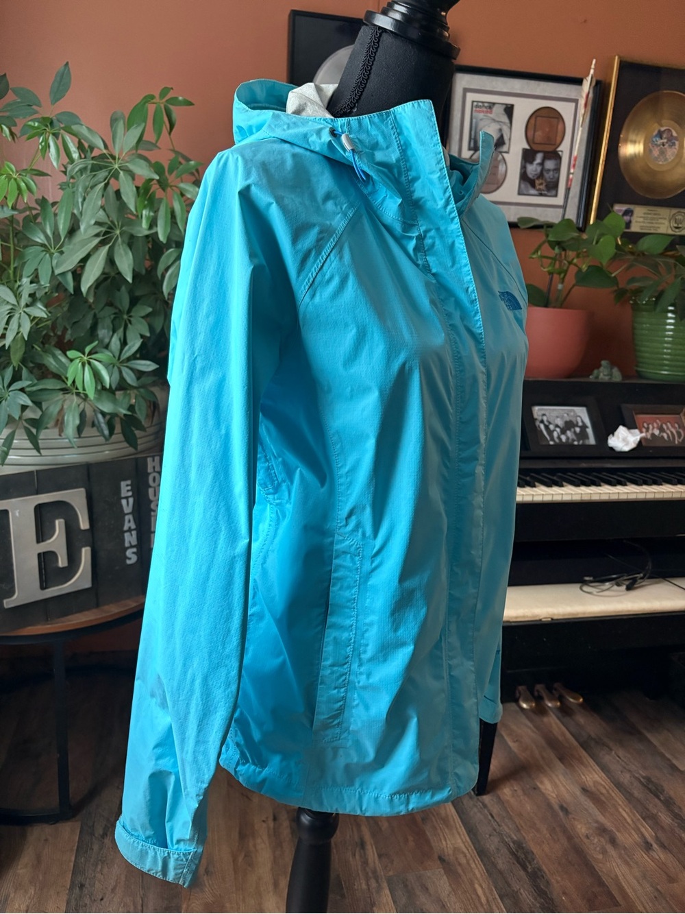 The North Face Venture HyVent 2.5L Rain Jacket Aqua Blue Women’s M - Picture 4 of 16